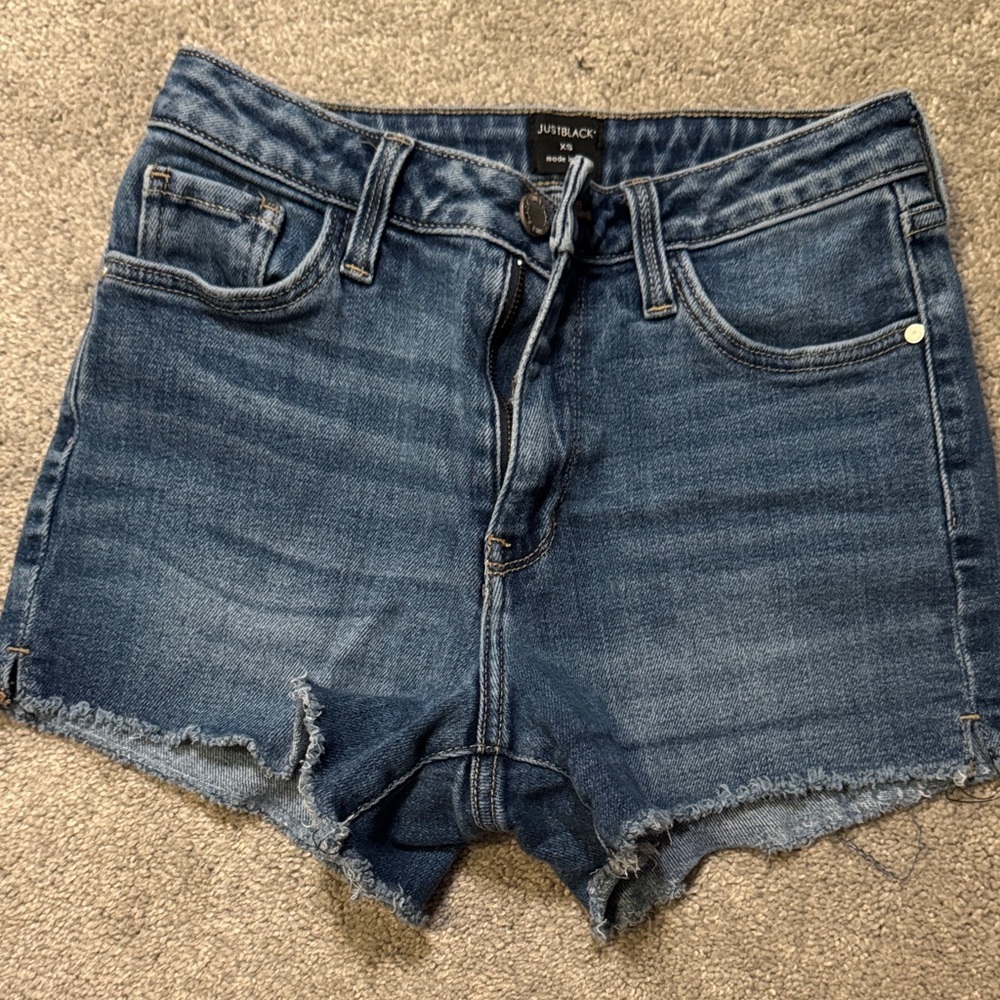 JBD Dark Wash Jean Shorts with stretch